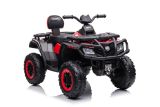 Quad Eléctrico Infantil S615 con Motor 4x80W, Batería 24V y Audio - Hasta 8 km/h-Rojo