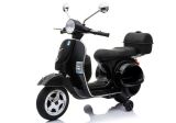 Scooter Eléctrico Infantil Vespa Negro 12V