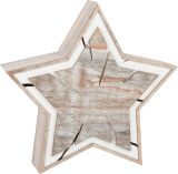 Estrella brillante grande con luz, 34 x 7 x 32 cm 