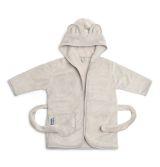 Albornoz Infantil Suave con Orejas de Oso Teddy - Gris - Para Niños de 1 a 2 Años - imagen 2