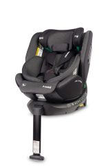 Silla de Auto Lumi 360° ISOFIX con Reclinación, Ventilación y Reductores – Desde 0 meses hasta 12 años (40-150 cm)-Gris Oscuro