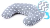 Almohada para lactancia - guisantes gris - imagen 2