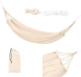 Hamaca Colgante color Crema 80 x 200 cm