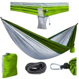 Hamaca ultraligera para camping, viaje, playa, jardín, 260 x 140 cm - imagen 2