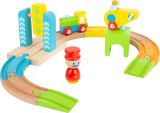 Helicóptero y tren de madera Junior
