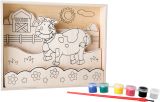 Imágenes para colorear de madera Granja