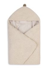 Manta Swaddle Sensillo Bouclé Beige con un diseño elegante y acogedor.