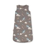 Saco de dormir de bambú 6-18 meses 1,5 TOG Ballenas – Taupe
