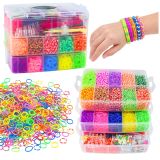Set Creativo de Gomas para Pulseras DIY 15000 piezas