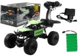 Coche monstruo teledirigido Jeep 1:8 Verde con un diseño atractivo.