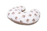 Almohada de lactancia Sensillo Velvet Crochet Friends con mango ergonomico.