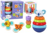 Set de Juguetes Sensoriales Torre Koala con Cubos Educativos