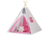Tienda My Sweet Baby Tipi para Niños con Alfombra y Plumas Decorativas