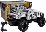 Coche Todoterreno Control Remoto 2.4G Camuflaje Blanco y Negro