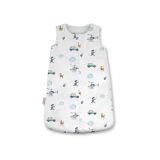 Saco de dormir de bambú Waldin 0-6 meses con diseño de Policía.