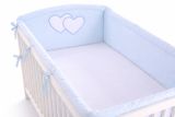 Protector de Cuna XXL My Sweet Baby - Corazones Azules