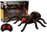 Araña control remoto gigante a pilas negra-naranja