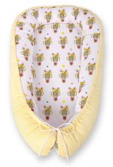 Cocoon Premium Reversible My Sweet Baby para Bebés - Amarillo Cebra
