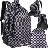 Mochila 30L Checkerboard Kruzzel - Mochila de Diseño para Bebé