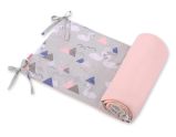Protector Universal para Cuna My Sweet Baby - Cisnes Grises