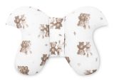 Almohada mariposa infantil Sensillo, vista frontal en forma de U