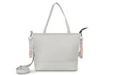 Bolso Maternal Sensillo de Eco-piel Gris Otoño