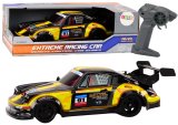 Coche Teledirigido Amarillo 1:16 con Ruedas de Goma