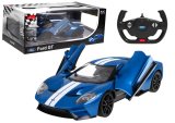 Modelo de Coche RC Ford GT 1:14 con Puertas Abiertas Azul