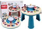 Mesa Educativa Interactiva Infantil con Piano y Tambor Azul