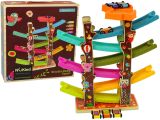 Pista Colorida para Coches, Tobogán de 6 Niveles