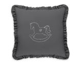Decorative Pillow With Application - Anthracite
