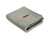 Manta de terciopelo gris 75x100 de Sensillo para bebé