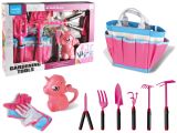 Kit de Jardinería con Bolsa y Herramientas Unicornio Rosa