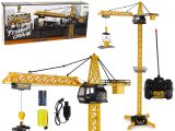 Grúa enorme con control remoto R/C altura 183 cm