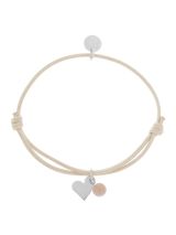 Llamador de Ángeles Pulsera Mea Proudmama - Corazón Plata