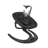 Columpio eléctrico Ayra Black de Kikkaboo en un ambiente moderno