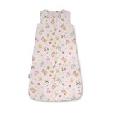 Saco de dormir de bambú en rosa, cómodo y atractivo para el descanso del bebé.