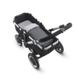 Saco Capazo + Colchoneta Dulce Vichy Gris 35x80x6 Cm - Cambrass
