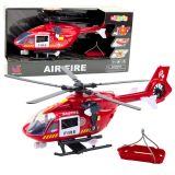Helicóptero de Bomberos con Luz y Sonido 1:12