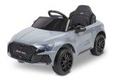 Coche eléctrico Audi RS3 Toyz en gris con diseño moderno.