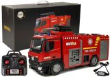 Camión de bomberos RC Huina 1:14 multicolor con pulverizador, vista frontal