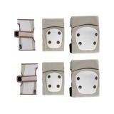 Protectores para Rodillas y Codos Beige Kikkaboo - Seguridad para Niños