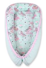 Cocoon Premium Reversible My Sweet Baby para Bebés - Unicornio Mint