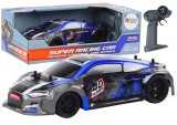 Coche Teledirigido RC 1:18 Ruedas de Goma Drift Azul