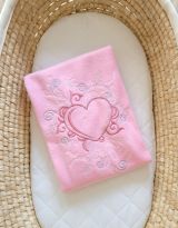 Manta de Felpa para Bebés - My Sweet Baby - Rosa Claro