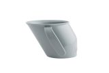 Vaso de Entrenamiento Doidy cup gris con diseño inclinado