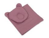 Juego de Capazo con Almohada de My Sweet Baby Morado Pastel. 