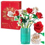 Rosas en un jarrón - Set de bloques de construcción 1022 piezas