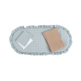 Pack textil capazo Cambrass vichy 100% algodón, vista de piezas coordinadas