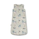 Saco de dormir de bambú 6-18 meses 1,5 TOG Ballenas – Verde oliva